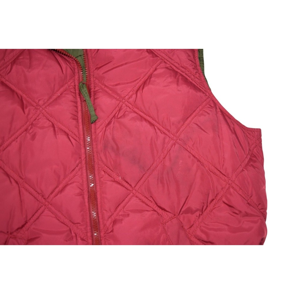 Vintage Eddie Bauer Vest Womens Medium Quilted Puffer Down Insulated Jacket - Picture 3 of 7